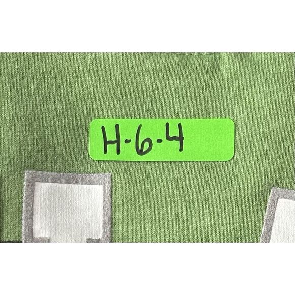 Retro Irish Green Striped Pullover Hoodie Ireland Logo Athletic Dept Boys XL Vtg - Picture 11 of 11